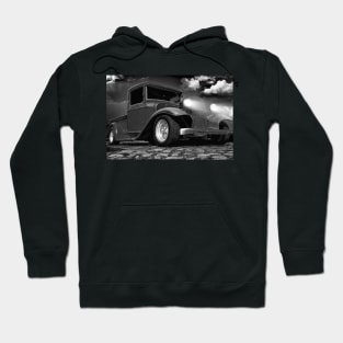 Ford - HotRod - 03 black white Hoodie